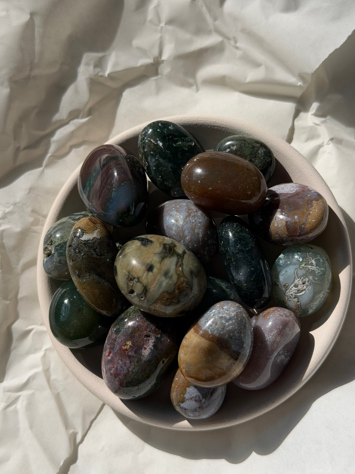 โอเชียนแจสเปอร์ธรรมชาติ (ก้อนจิ๋ว) | Ocean Jasper