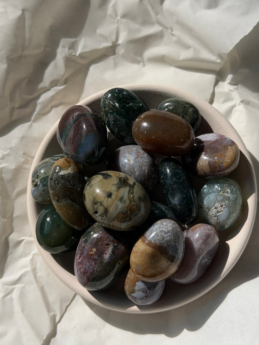 โอเชียนแจสเปอร์ธรรมชาติ (ก้อนจิ๋ว) | Ocean Jasper